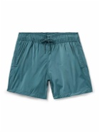 Frescobol Carioca - Salvador Straight-Leg Mid-Length Recycled Swim Shorts - Blue