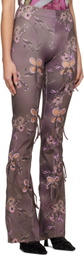 J.Kim Pink Printed Lounge Pants
