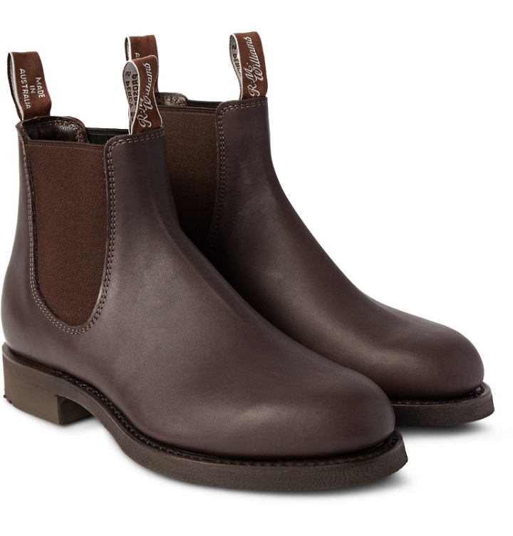 Photo: R.M.Williams - Gardener Whole-Cut Leather Chelsea Boots - Brown