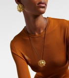 Ysso Ilios 24kt gold-plated pendant necklace