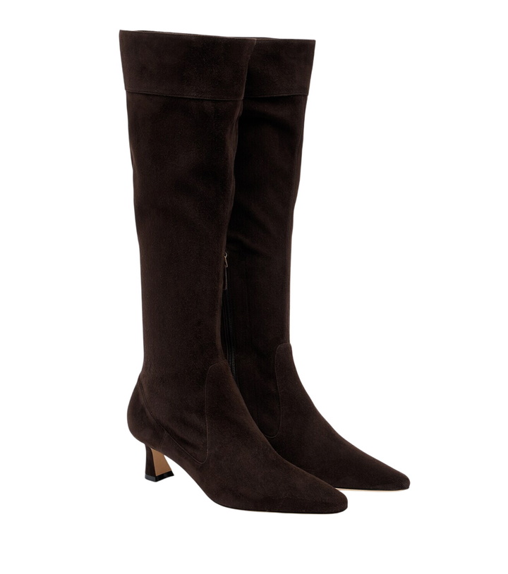 Photo: Malone Souliers Riva suede knee-high boots