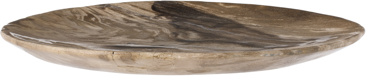 Soho Home Brown Large Balfern Petrified Wood Platter
