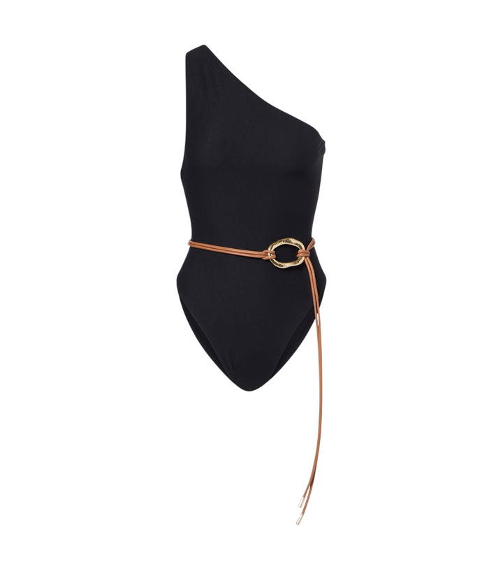 Photo: Same Belted one-shoulder swimsuit