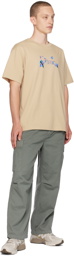 Dime Taupe Leafy T-Shirt