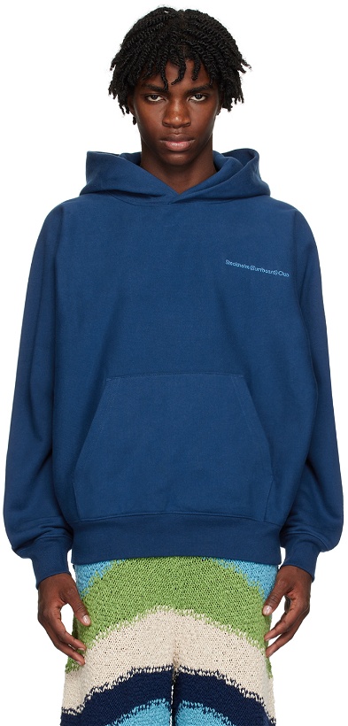 Photo: Stockholm (Surfboard) Club Navy Embroidered Hoodie