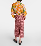 Dries Van Noten Printed maxi skirt