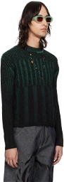 Andersson Bell Black & Green Woosoo Sweater