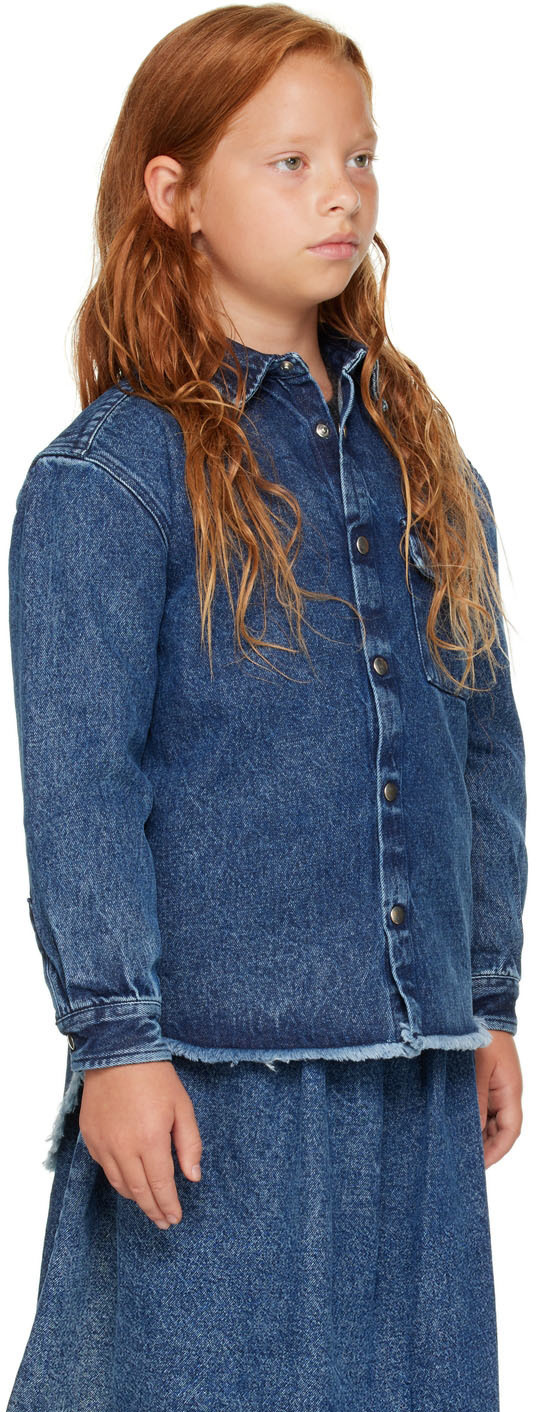 Wolf & Rita Kids Navy Age of Togetherness Maurício Denim Shirt