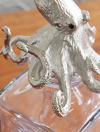 Deakin & Francis - Octopus Silver-Tone and Crystal Decanter