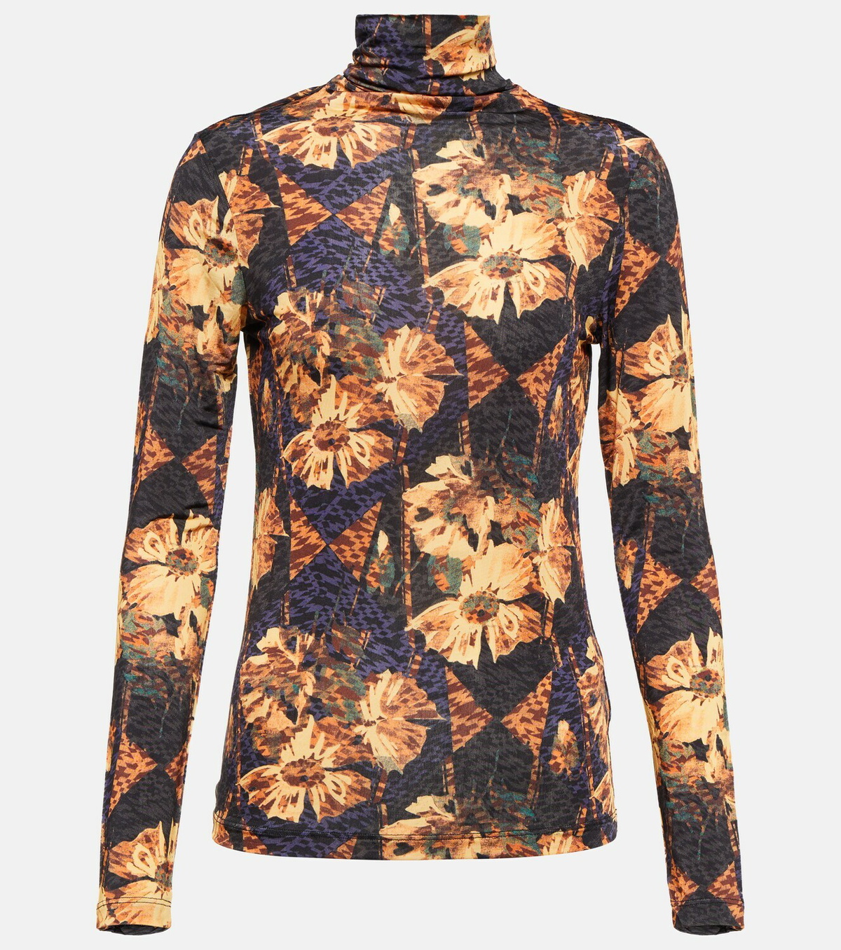 Ulla Johnson Aurelia floral printed turtleneck Ulla Johnson