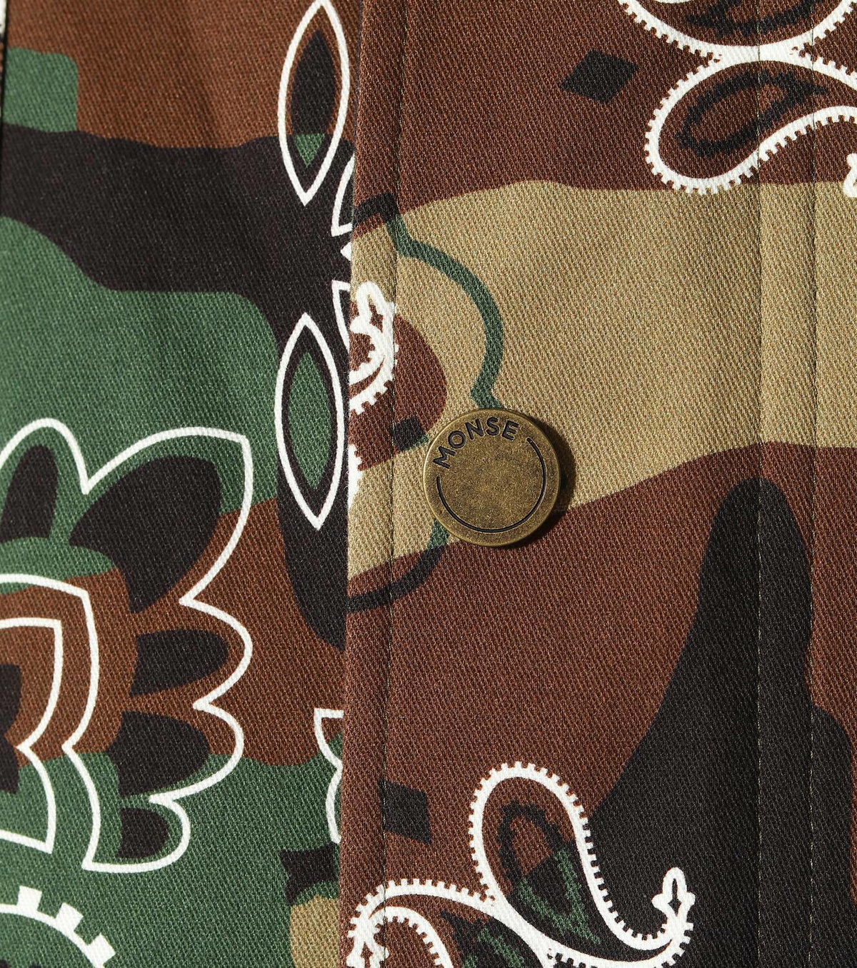 Monse Printed cotton-blend jacket