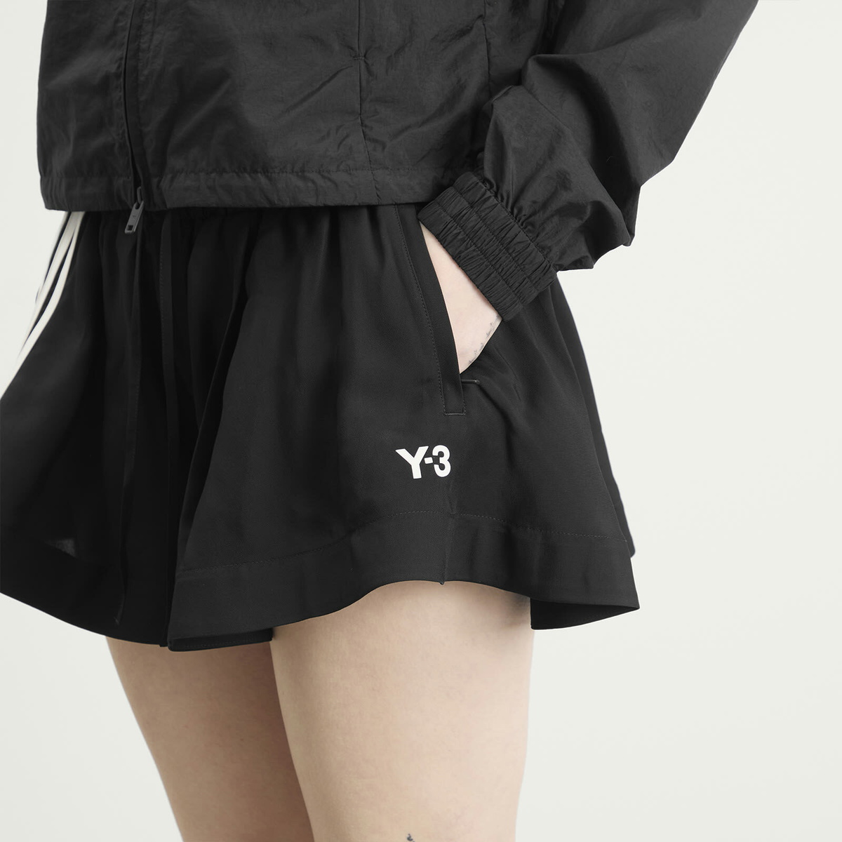 Y-3 Women's Tennis Shorts in Black