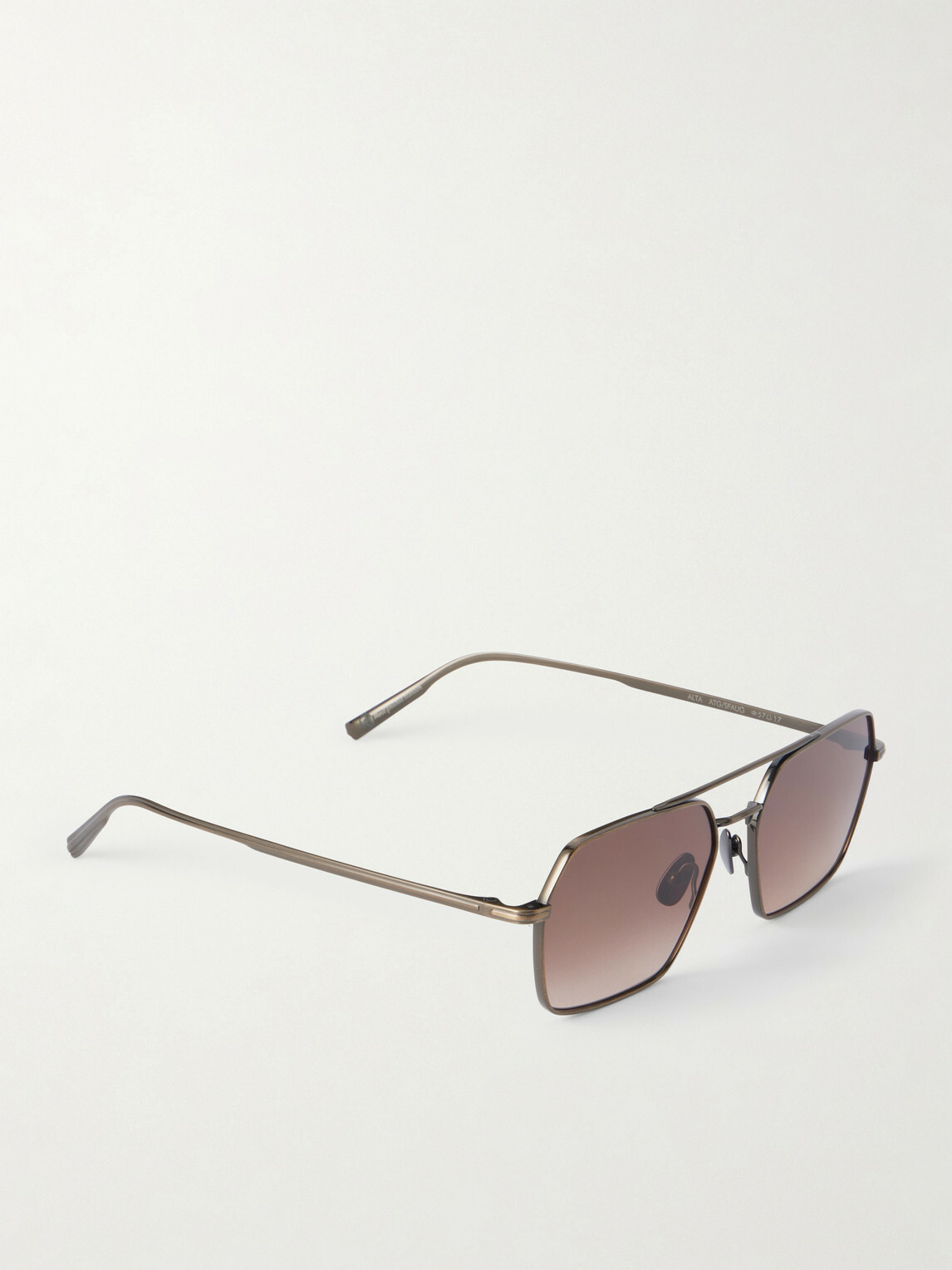 Garrett Leight California Optical - Alta Hexagon-Frame Titanium Sunglasses