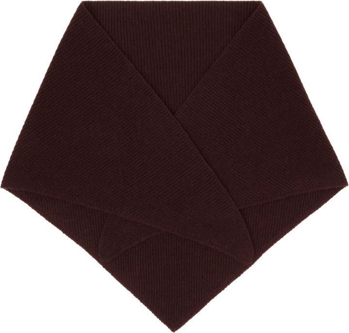 Photo: &Daughter Burgundy XL Cashmere Foulard Scarf
