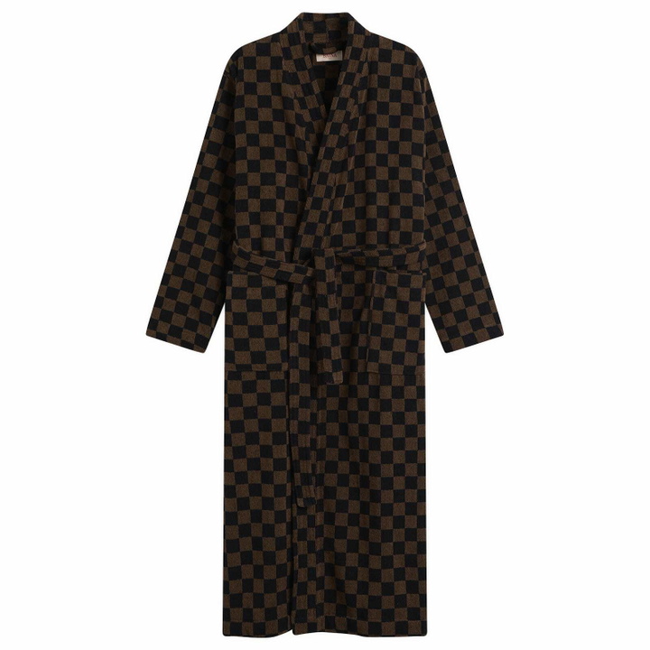 Photo: Baina Sulis Bath Robe in Tabac/Noir