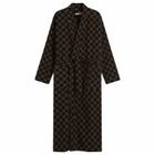 Baina Sulis Bath Robe in Tabac/Noir