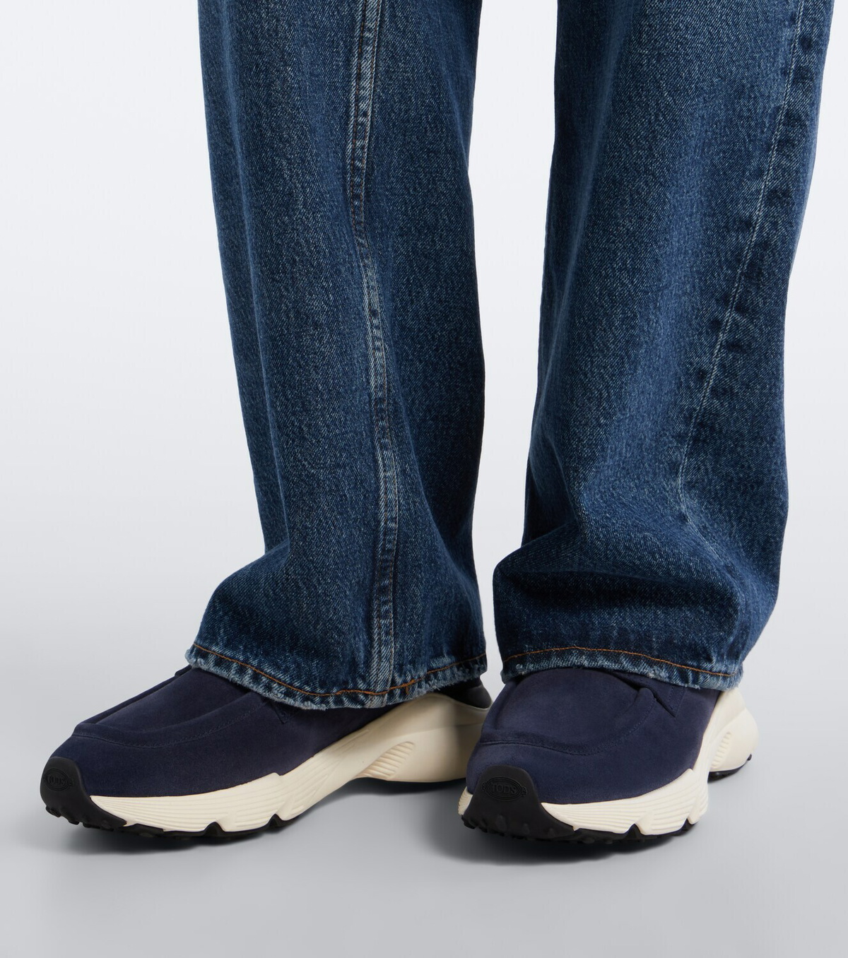 Tod's Shearling-lined suede sneakers