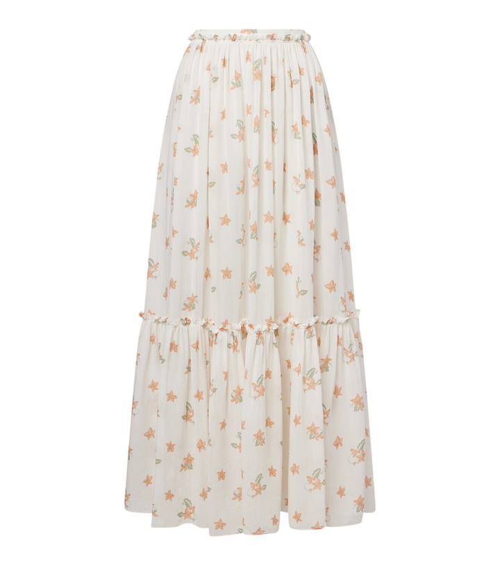 Photo: Chloé Floral silk maxi skirt