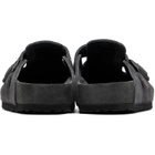 Birkenstock Gray Regular Boston Slip-on Loafers