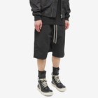 Rick Owens DRKSHDW Men's Drawstring Pods Ripstop Short in Black