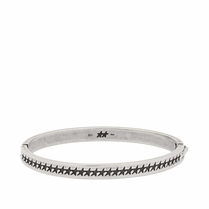 Photo: TwoJeys Men's Icon Stars Closed Bangle in Sterling Silver