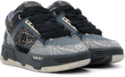 AMIRI Blue Bandana Jacquard MA-1 Sneakers