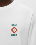 Casablanca Casa Sport Logo 3 D Printed T Shirt White - Mens - Shortsleeves