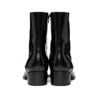 Y/Project Black Fitted Ankle Boots