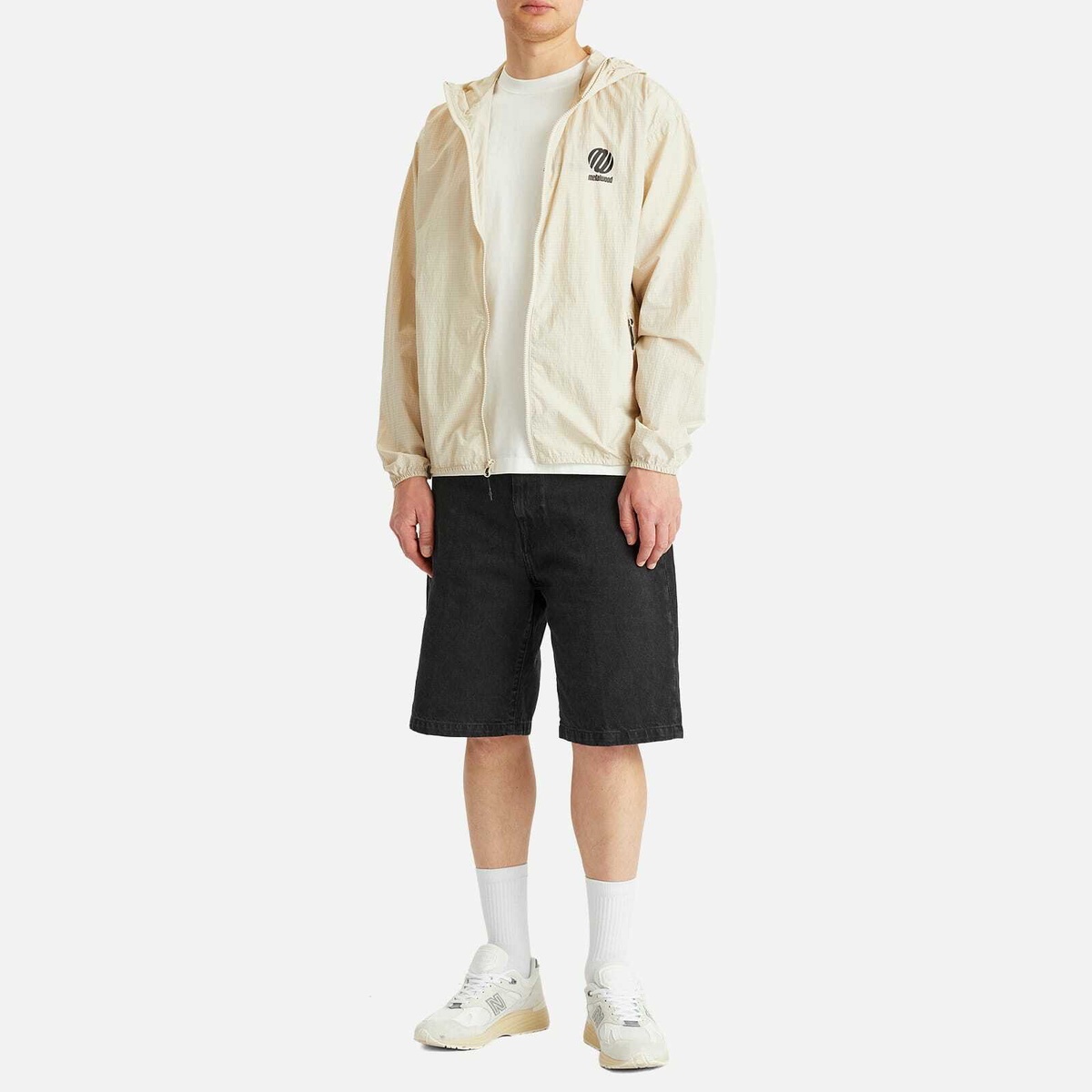 Metalwood Studio Men's Lightweight Ripstop Wind Jacket in Sand