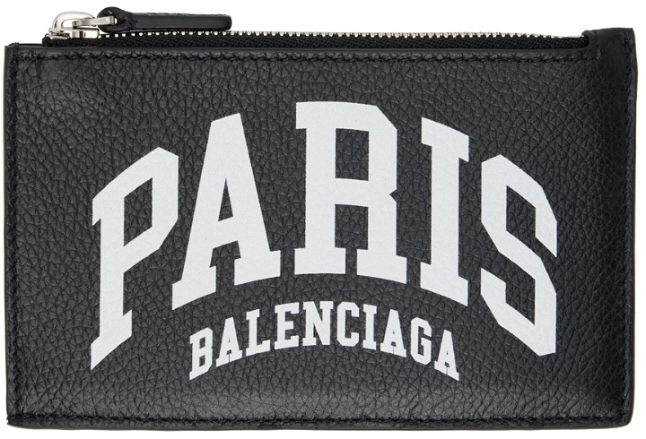 Photo: Balenciaga Black Cities Paris Card Holder