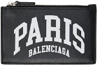 Balenciaga Black Cities Paris Card Holder