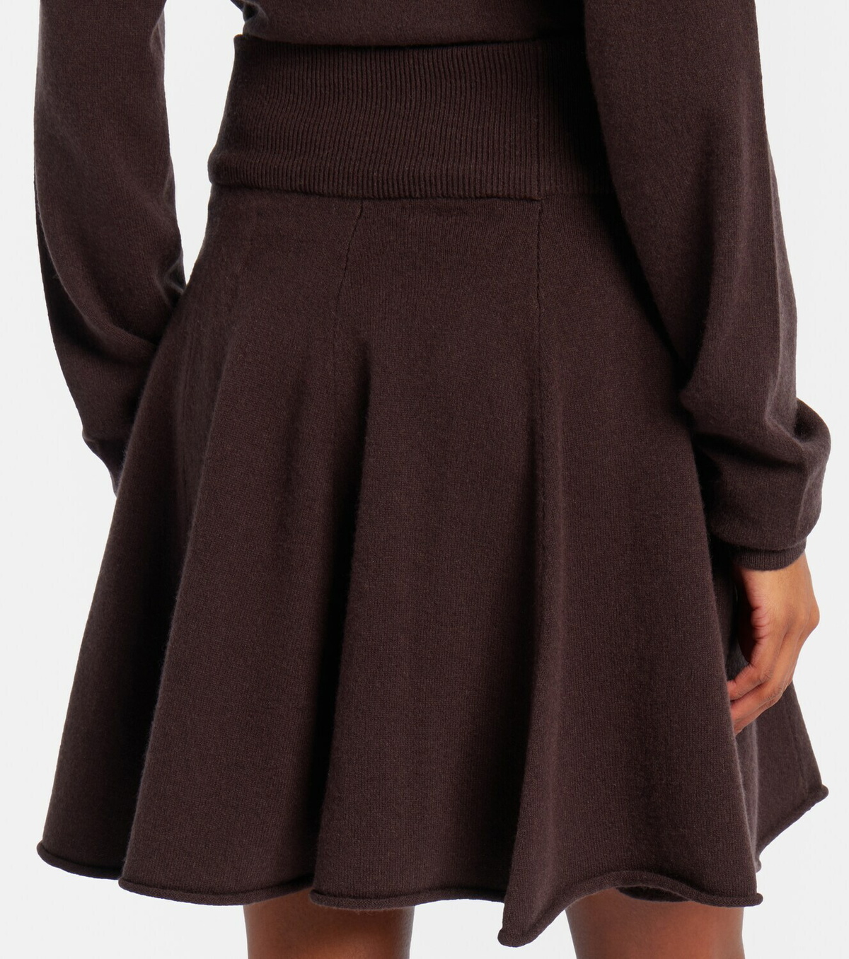 Extreme Cashmere N°379 Girl cashmere-blend miniskirt