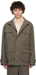 Ferragamo Taupe Saharan Jacket