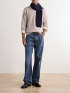 N.PEAL - Thames Cashmere Cable-Knit Sweater - Neutrals