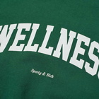 Sporty & Rich Wellness Ivy Crew Sweat in Racing Green/White