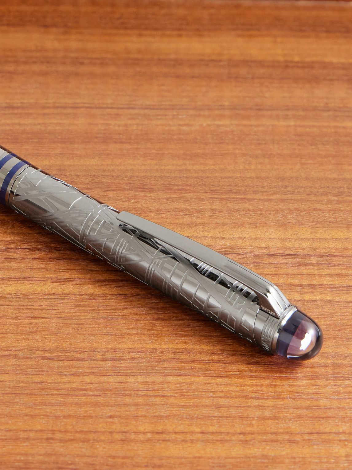 Montblanc - Starwalker SpaceBlue Ruthenium-Plated and Resin Ballpoint Pen