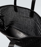 Dolce&Gabbana Adamo woven leather-trimmed shopper