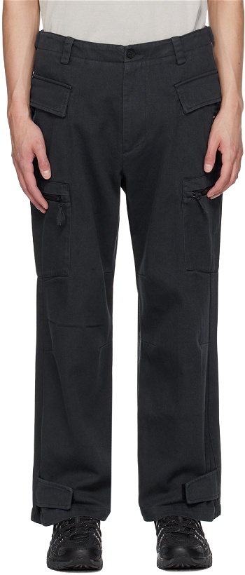 Photo: A-COLD-WALL* Navy Zip Cargo Pants
