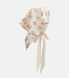 Magda Butrym Floral cotton scarf