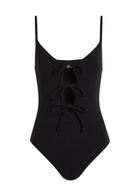 Lisa Marie Fernandez Tie Stretch-polyamide Swimsuit Black
