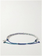 Paul Smith - Silver-Tone and Cord Bracelet