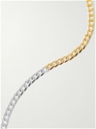 Roxanne First - Can't Decide 9-Karat Yellow and White Gold Necklace