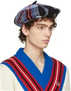 Charles Jeffrey Loverboy Fred Perry Edition Multicolor Tartan Beret