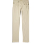 Loro Piana - Slim-Fit Stretch-Cotton Trousers - Neutrals