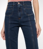 See By Chloe - High-rise flared jeans