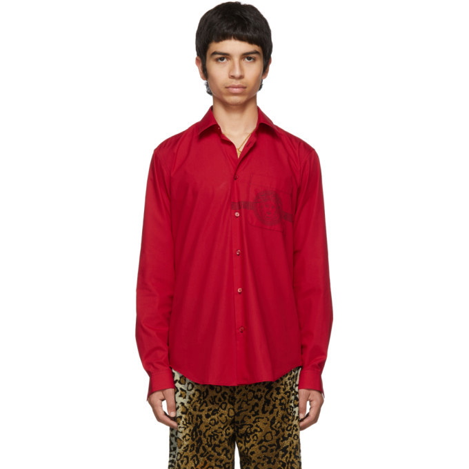 Photo: Versace Red Medusa Shirt