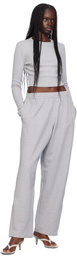 WARDROBE.NYC Gray Hailey Bieber Edition HB Track Pants