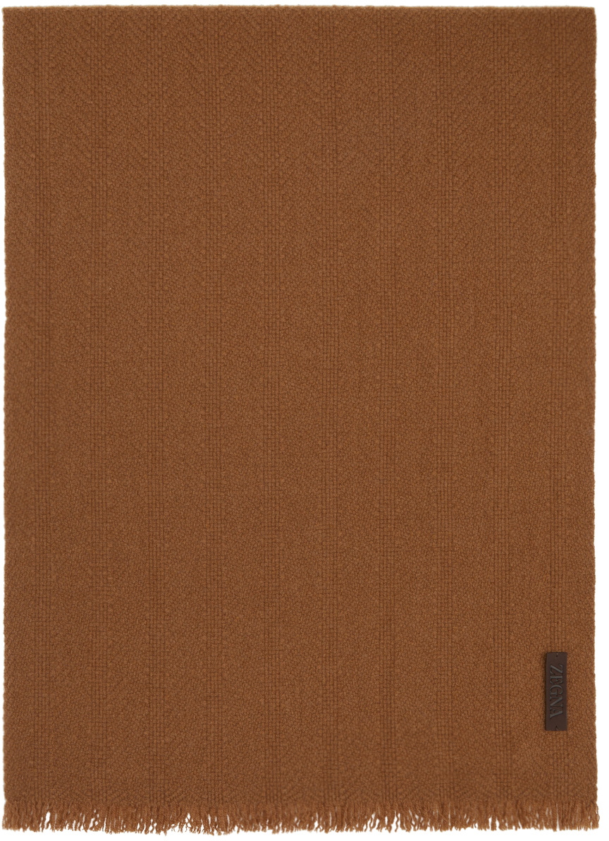 ZEGNA Tan Oasi Scarf
