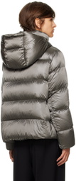 Max Mara Gray The Cube Spaces Down Jacket