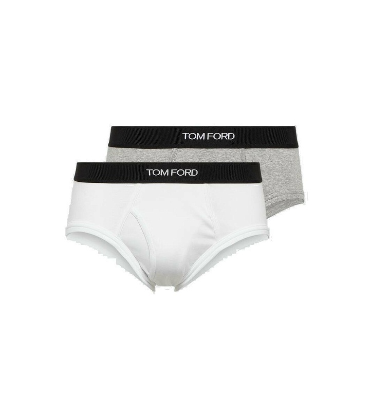 Photo: Tom Ford Set of 2 cotton-blend jersey briefs